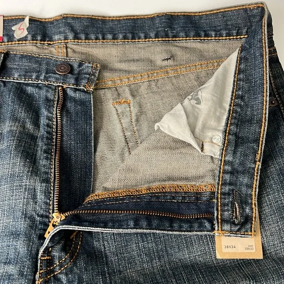 Levi's Blue Men’s 505 Regular Jeans NWT 38x34 - Picture 3 of 11